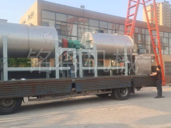 河（hé）北晉州兩台5方螺帶攪拌機出發