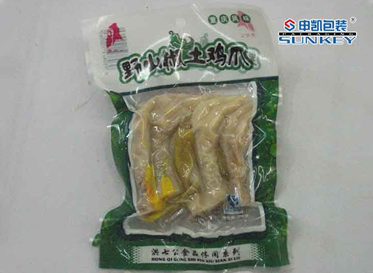 泡椒雞（jī）爪透明真空袋